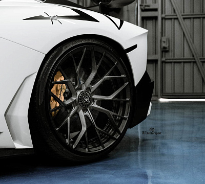 Фото дисков Brixton Forged PF10 на Lamborghini Aventador