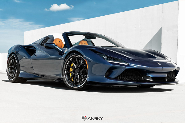 Фото дисков Anrky S3-X5 Черный сатин на Ferrari F8