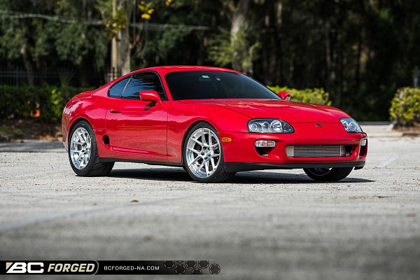 Фото дисков BC Forged HCA381 Глянцевый лак на Toyota Supra A80