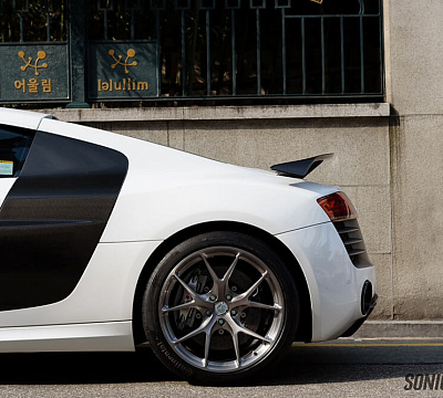 Фото дисков HRE P101 на Audi R8 (Typ 42)