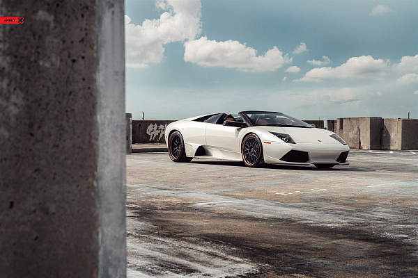 Фото дисков Anrky RS1 Черный сатин на Lamborghini Murcielago