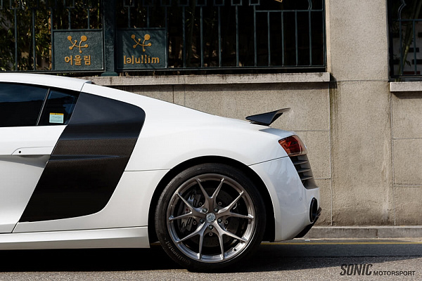 Фото дисков HRE P101 Глянцевый тонированный лак на Audi R8 (Typ 42)