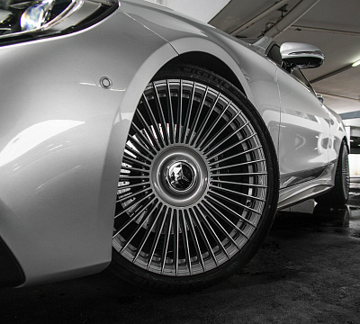 Фото дисков Vossen S17-16 на Mercedes-Benz S-Class (W222, C217)