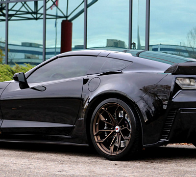 Фото дисков HRE P201 на Chevrolet Corvette C7