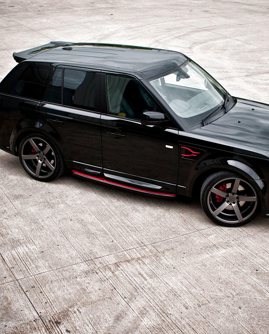Фото дисков CV3 Сатиновый графит на Range Rover Sport I