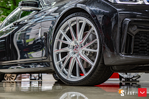 Фото дисков Vossen HF-4T Серебро на BMW 7 (G11/G12)
