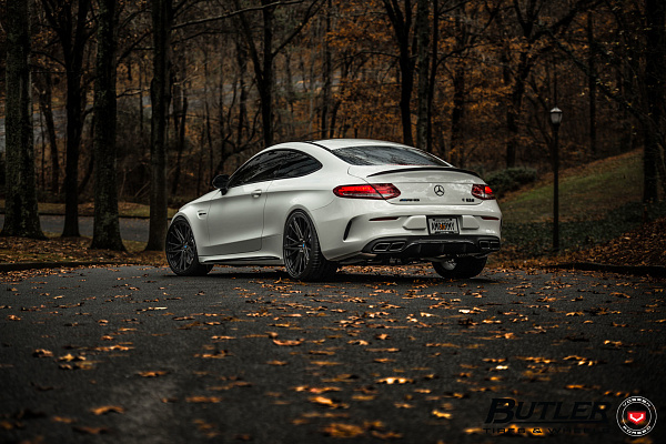 Фото дисков Vossen M-X6 Черный сатин на Mercedes-Benz C-Class (W205)