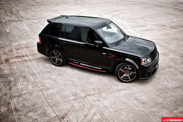Фото дисков Vossen CV3 Сатиновый графит на Land Rover Range Rover Sport I