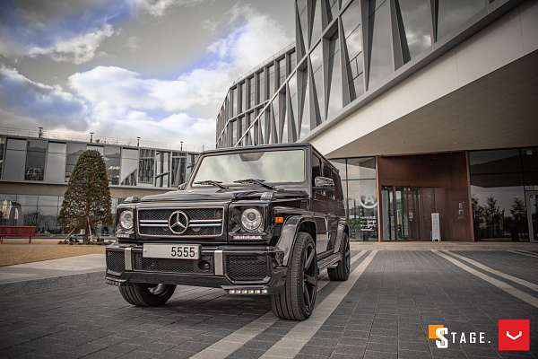 Фото дисков Vossen CV3 Черный сатин на Mercedes-Benz G-Class II