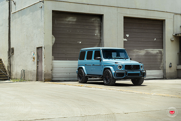 Фото дисков Vossen LC3-03T Черный глянец на Mercedes-Benz G-Class III