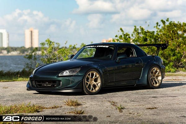 Фото дисков BC Forged RZ05 Глянцевое золото на Honda S2000