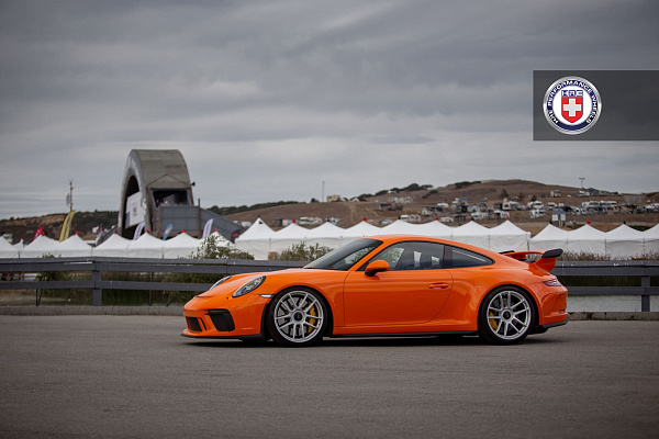 Фото дисков HRE RC104 Сатиновый лак на Porsche 911 VII