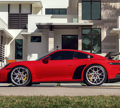 Фото дисков Vossen S21-07 на Porsche 911 VIII