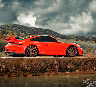 Фото дисков HRE 501 на Porsche 911 VII