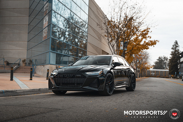 Фото дисков Vossen EVO-5 Черный сатин на Audi A/RS 6 (C8)