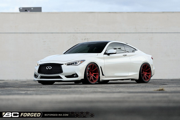 Фото дисков BC Forged RZ39 Красный глянец на Infiniti Q60 II