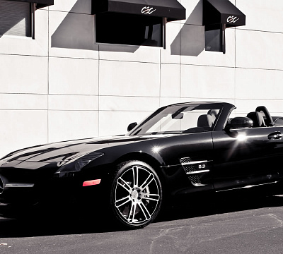 Фото дисков CEC C883 на Mercedes-Benz SLS AMG