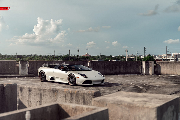 Фото дисков Anrky RS1 Черный сатин на Lamborghini Murcielago