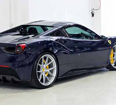 Фото дисков HRE P101 на Ferrari 488