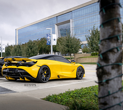 Фото дисков Strasse Wheels SM5R Deep Concave FS на McLaren 720S