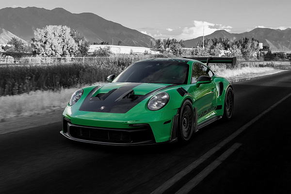 Фото дисков Brixton Forged TR20 Сатиновый темный лак на Porsche 911 VIII