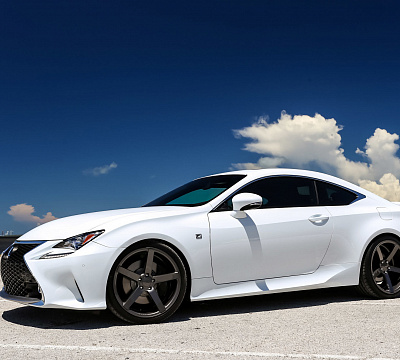 Фото дисков Vossen CV3 на Lexus RC