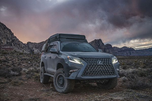 Фото дисков Black Rhino ABRAMS Черный матовый на Lexus GX II