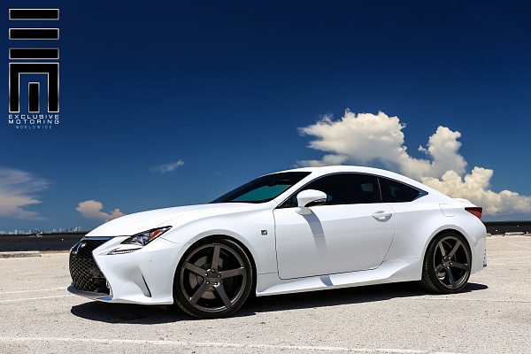 Фото дисков Vossen CV3 Глянцевый графит на Lexus RC