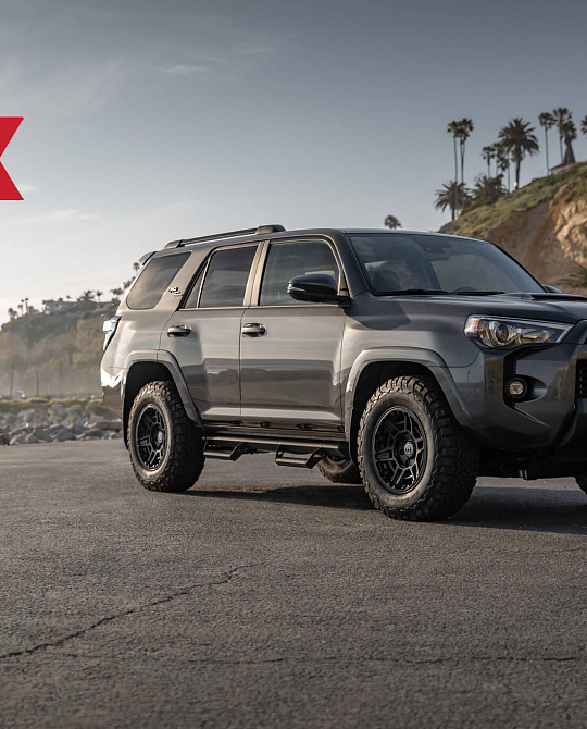 Фото дисков FT1 Черный сатин на Toyota 4Runner V