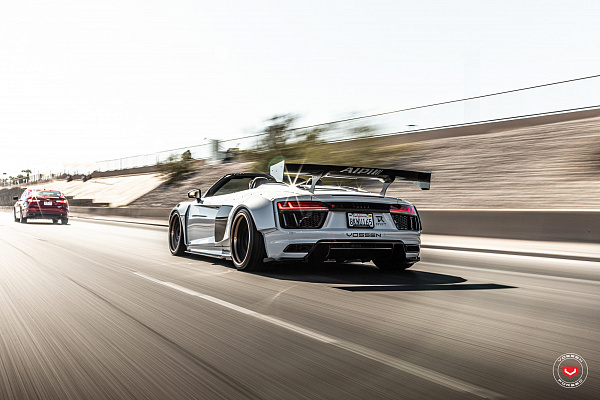 Фото дисков Vossen EVO-5R (3-Piece) Черный сатин на Audi R8 (4S)