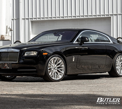 Фото дисков HRE P200 на Rolls-Royce Wraith