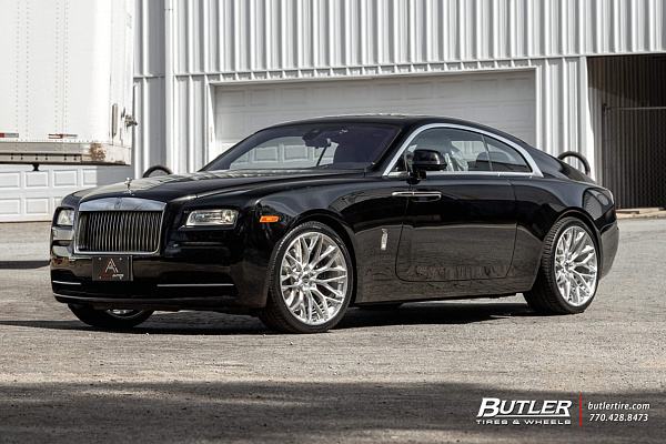 Фото дисков HRE P200 Глянцевый лак на Rolls-Royce Wraith