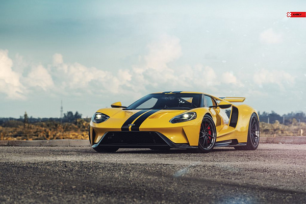Фото дисков Anrky AN33 Черный сатин на Ford GT II