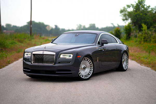 Фото дисков Brixton Forged LX07 Алмазная проточка на Rolls-Royce Wraith