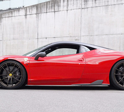 Фото дисков HRE P104 на Ferrari 458