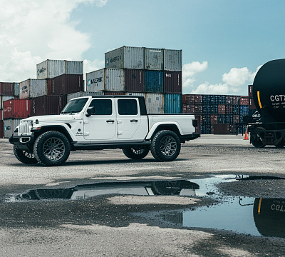 Фото дисков Vossen HF-2 на Jeep Gladiator II (JT)