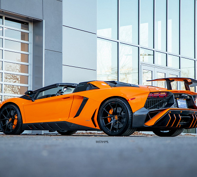 Фото дисков Strasse Wheels SM5R Deep Concave Monoblock на Lamborghini Aventador
