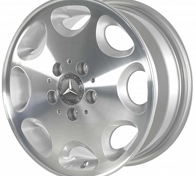 Mercedes-Benz 8 Hole Standard Silver