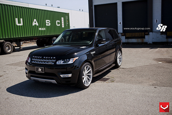 Фото дисков Vossen CVT Серебро на Land Rover Range Rover Sport II