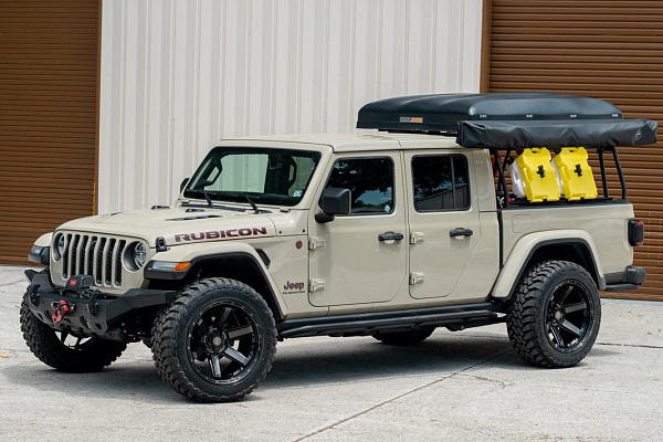 Фото дисков 4PLAY 4P63 Черный глянец на Jeep Gladiator II (JT)