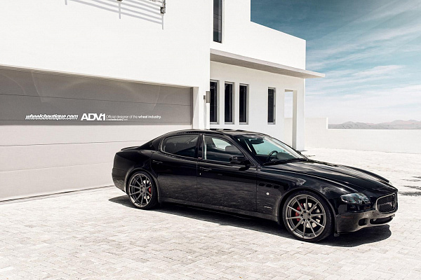 Фото дисков ADV.1 ADV10 M.V2 SL Сатиновый тонированный лак на Maserati Quattroporte V