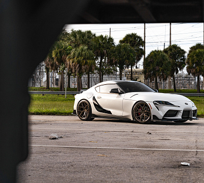 Фото дисков Vossen HF-5 на Toyota Supra A90