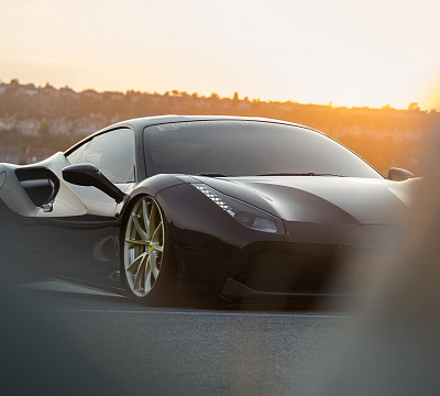 Фото дисков HRE P204 на Ferrari 488