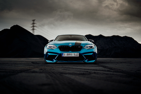 Фото дисков Brixton Forged PF5 Черный сатин на BMW 2/M2 (F22/F87)