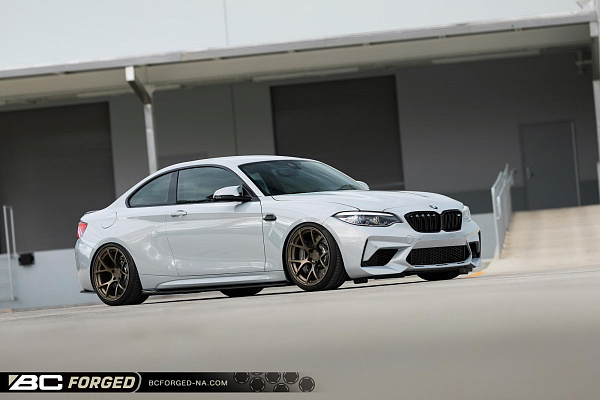 Фото дисков BC Forged RS41 Сатиновая бронза на BMW 2/M2 (F22/F87)