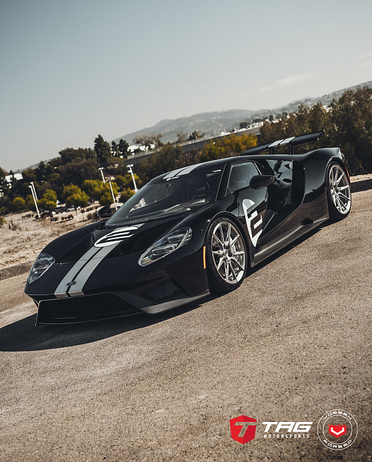 Фото дисков EVO-2R Глянцевый тонированный лак на Ford GT II