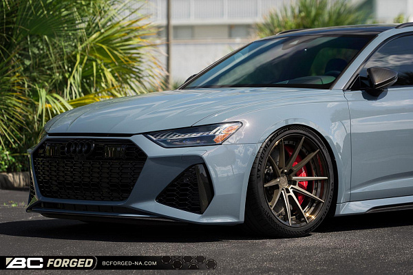 Фото дисков BC Forged HCA191 Сатиновая бронза на Audi A/RS 6 (C8)