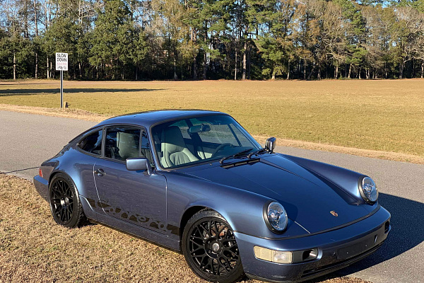 Фото дисков HRE 300M Черный сатин на Porsche 911 III