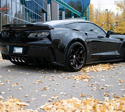 Фото дисков HRE P201 на Chevrolet Corvette C7