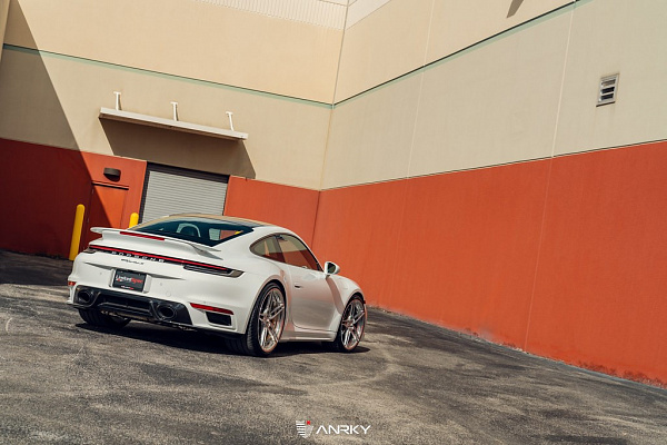 Фото дисков Anrky AN27 Полированный лак на Porsche 911 VIII